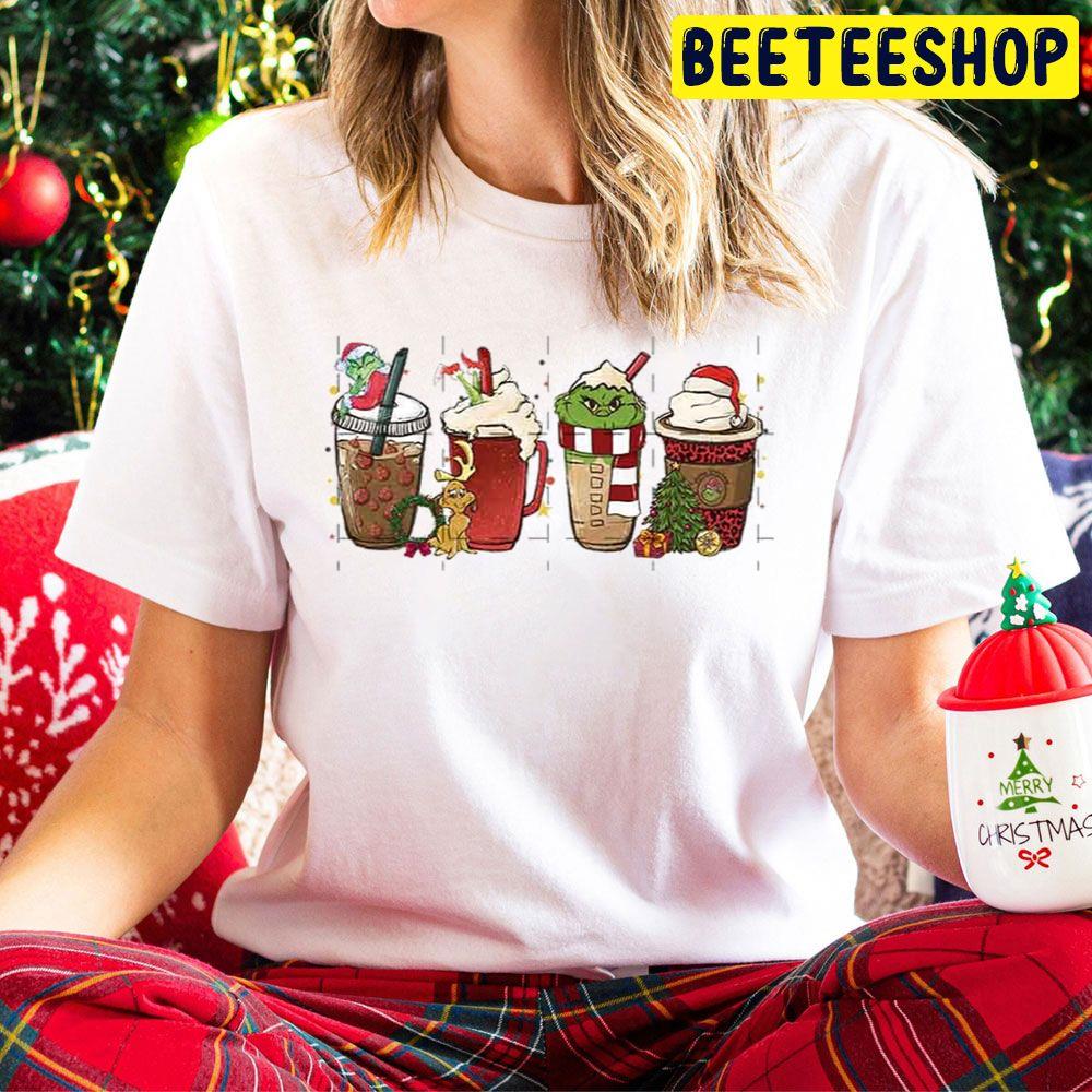 Funny Grinch And Max Dog Christmas Coffee Latte Trending Unisex Hoodie Funny Grinch And Max Dog Christmas Coffee Latte Trending Unisex Hoodie