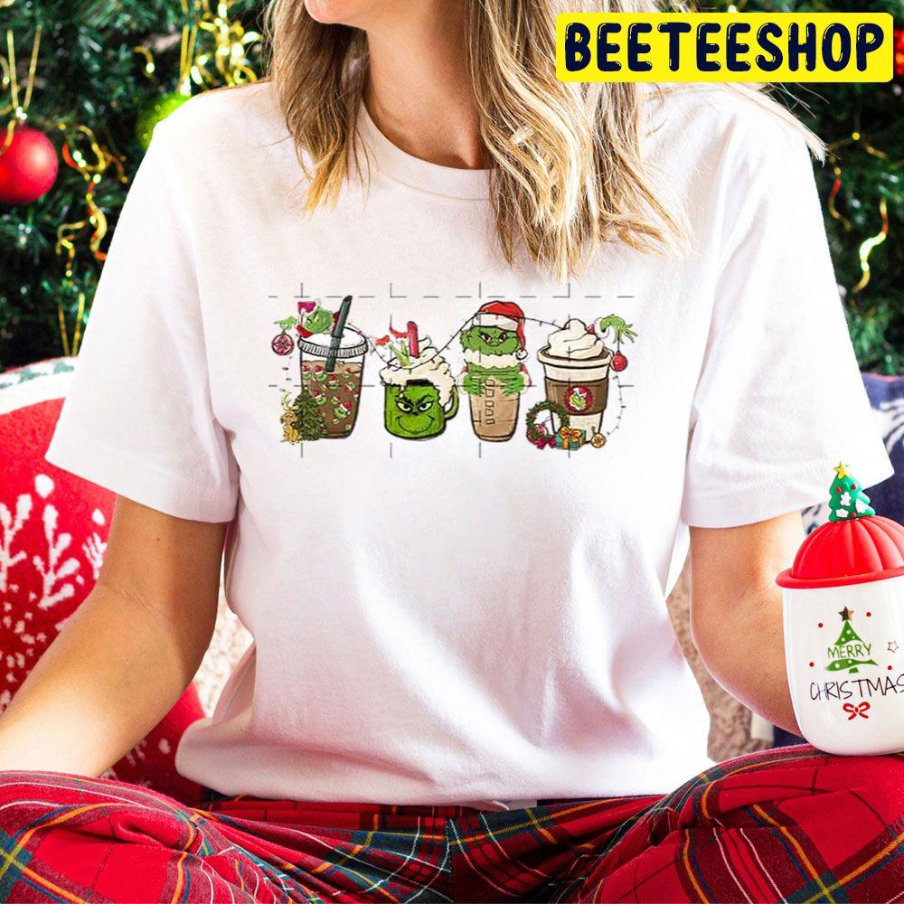 Funny Grinch Christmas Coffee Latte Trending Unisex Hoodie Funny Grinch Christmas Coffee Latte Trending Unisex Hoodie