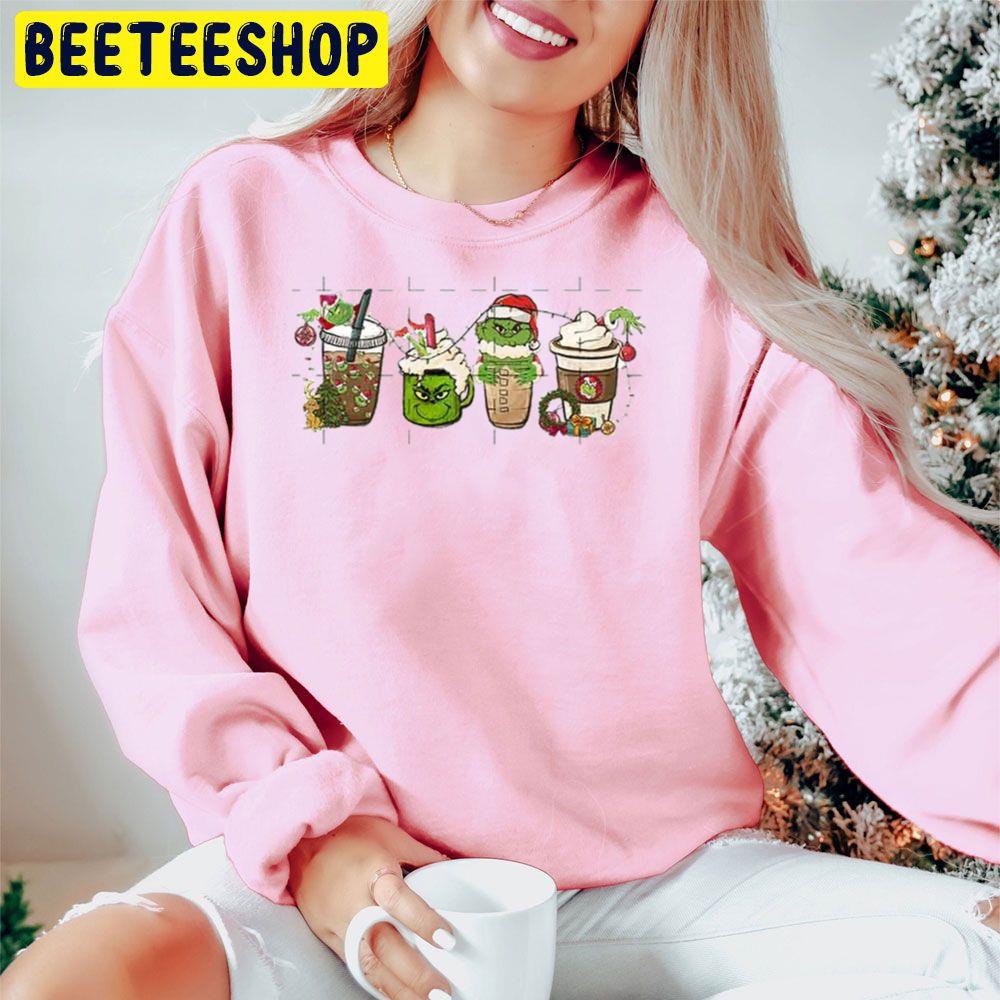 Funny Grinch Christmas Coffee Latte Trending Unisex Hoodie Funny Grinch Christmas Coffee Latte Trending Unisex Hoodie