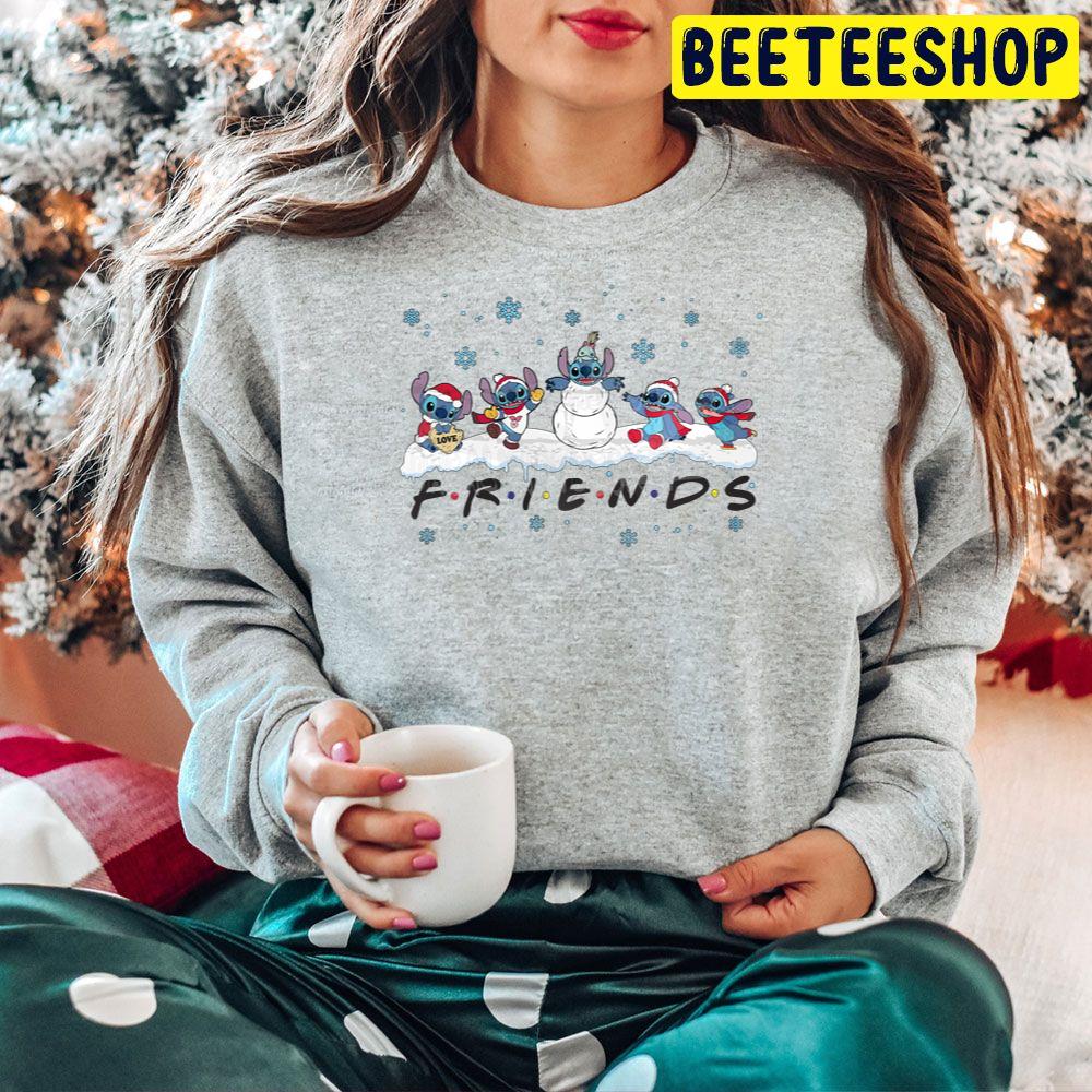 Funny Stitch Snowman Friends Christmas Trending Unisex Hoodie Funny Stitch Snowman Friends Christmas Trending Unisex Hoodie