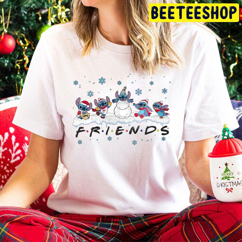 Funny Stitch Snowman Friends Christmas Trending Unisex Hoodie Funny Stitch Snowman Friends Christmas Trending Unisex Hoodie