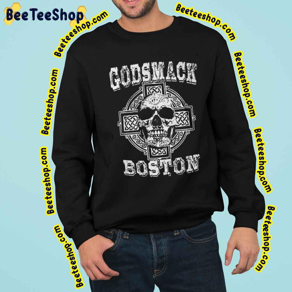 Godsmack Boston Cross Skull Art Trending Unisex Sweatshirt Godsmack Boston Cross Skull Art Trending Unisex Sweatshirt