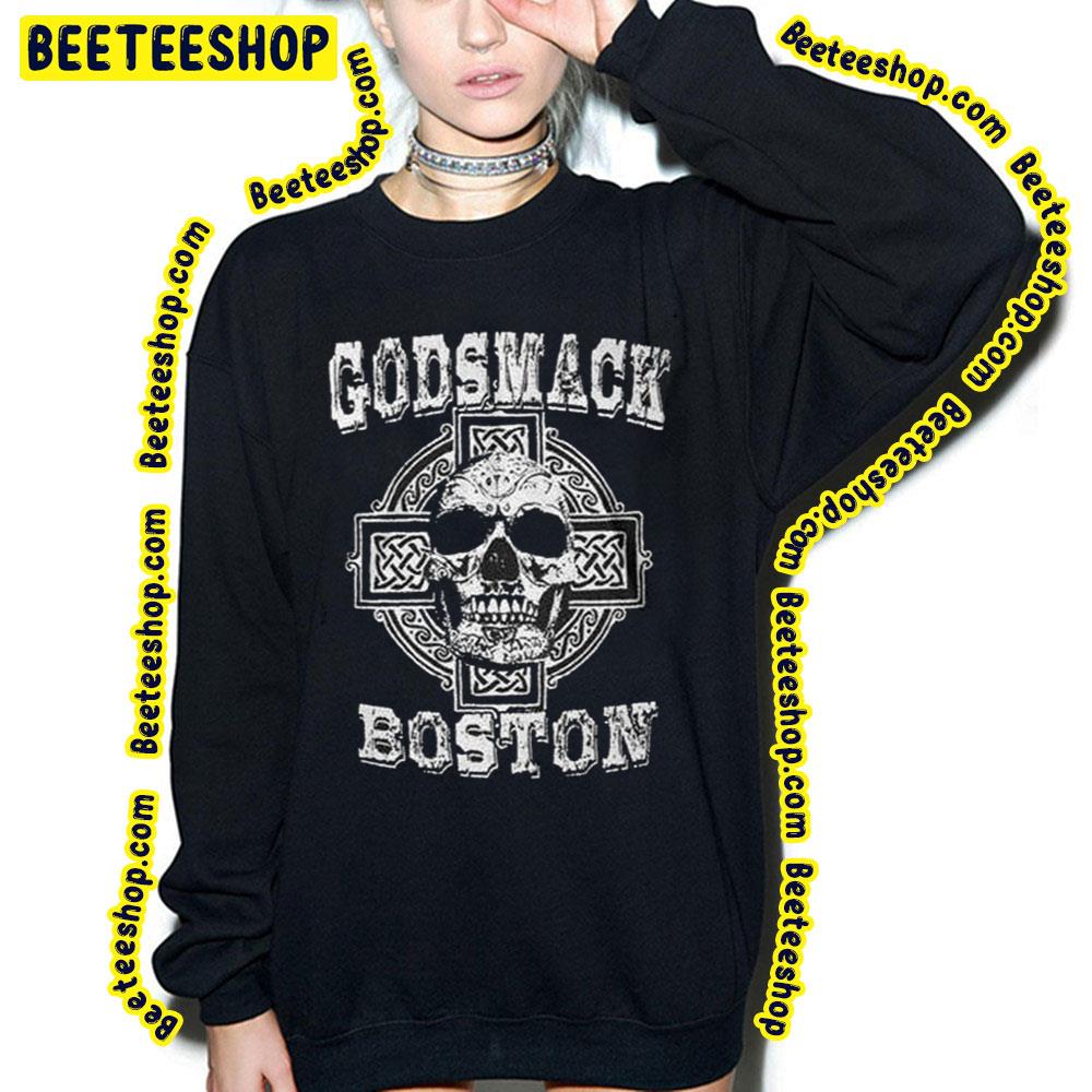 Godsmack Boston Cross Skull Art Trending Unisex Sweatshirt Godsmack Boston Cross Skull Art Trending Unisex Sweatshirt