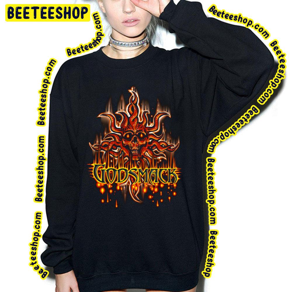 Godsmack Skull Horror Graphic Art Trending Unisex Sweatshirt Godsmack Skull Horror Graphic Art Trending Unisex Sweatshirt