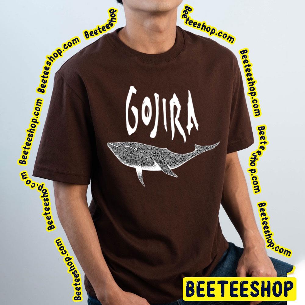 Gojira Flying Whale Black And White Art Trending Unisex T-Shirt Gojira Flying Whale Black And White Art Trending Unisex T-Shirt