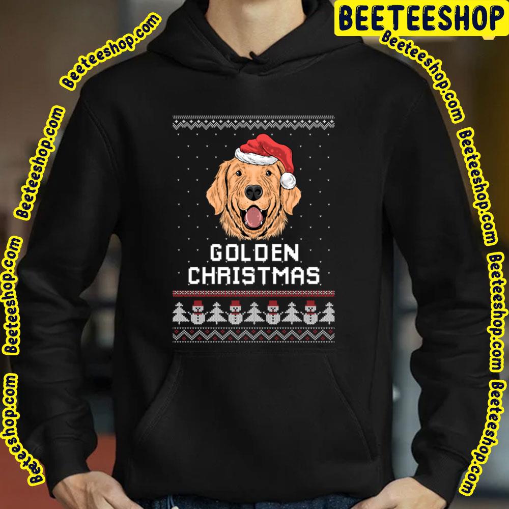 Golden Retriever Happy Dog Christmas Cute Trending Unisex Sweatshirt Golden Retriever Happy Dog Christmas Cute Trending Unisex Sweatshirt