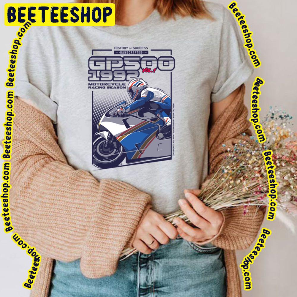 Gp500 Poster Motorcycles Racing Season Vintage Art Trending Unisex T-Shirt Gp500 Poster Motorcycles Racing Season Vintage Art Trending Unisex T-Shirt