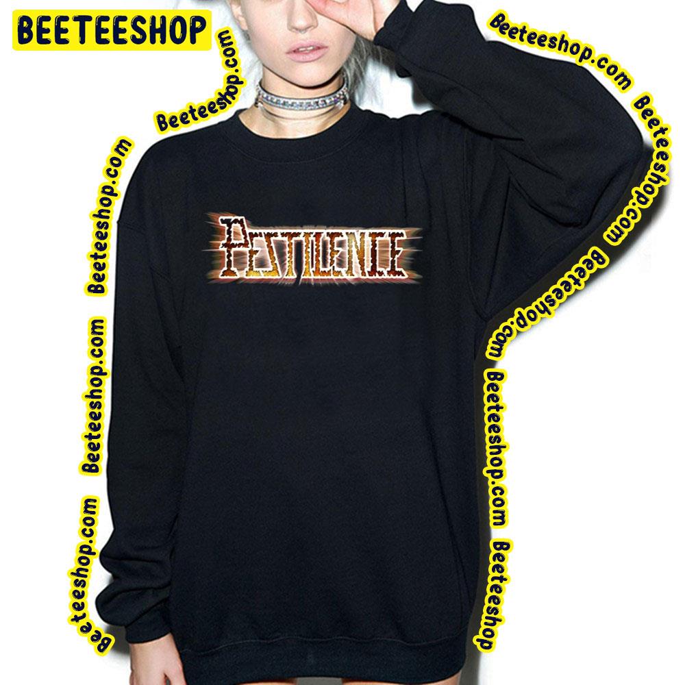 Gradation Pestilence Graphic Background Black Trending Unisex Sweatshirt Gradation Pestilence Graphic Background Black Trending Unisex Sweatshirt