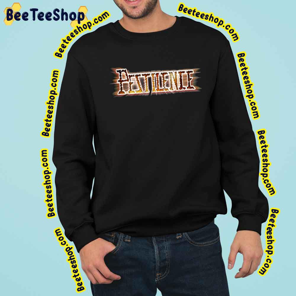 Gradation Pestilence Graphic Background Black Trending Unisex Sweatshirt Gradation Pestilence Graphic Background Black Trending Unisex Sweatshirt