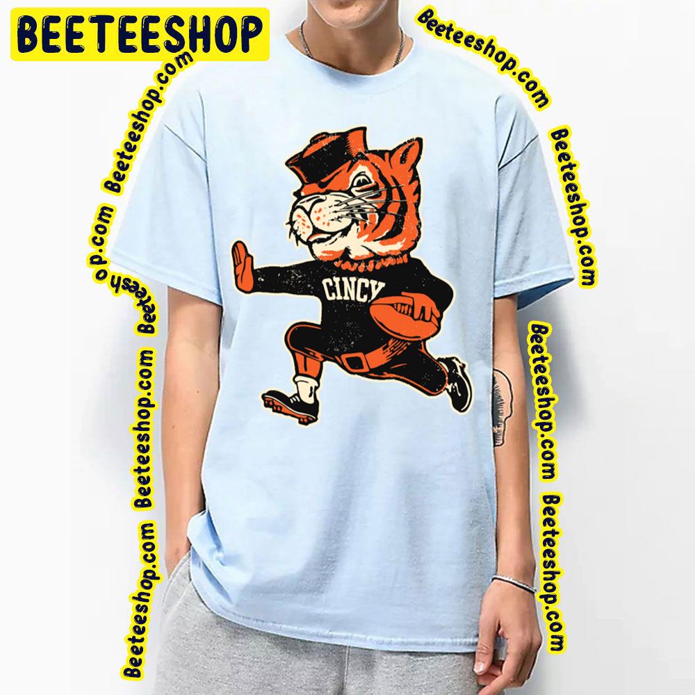 Graphic Cincinnati Bengals Retro Mascot Fan Design Football Trending Unisex T-Shirt Graphic Cincinnati Bengals Retro Mascot Fan Design Football Trending Unisex T-Shirt
