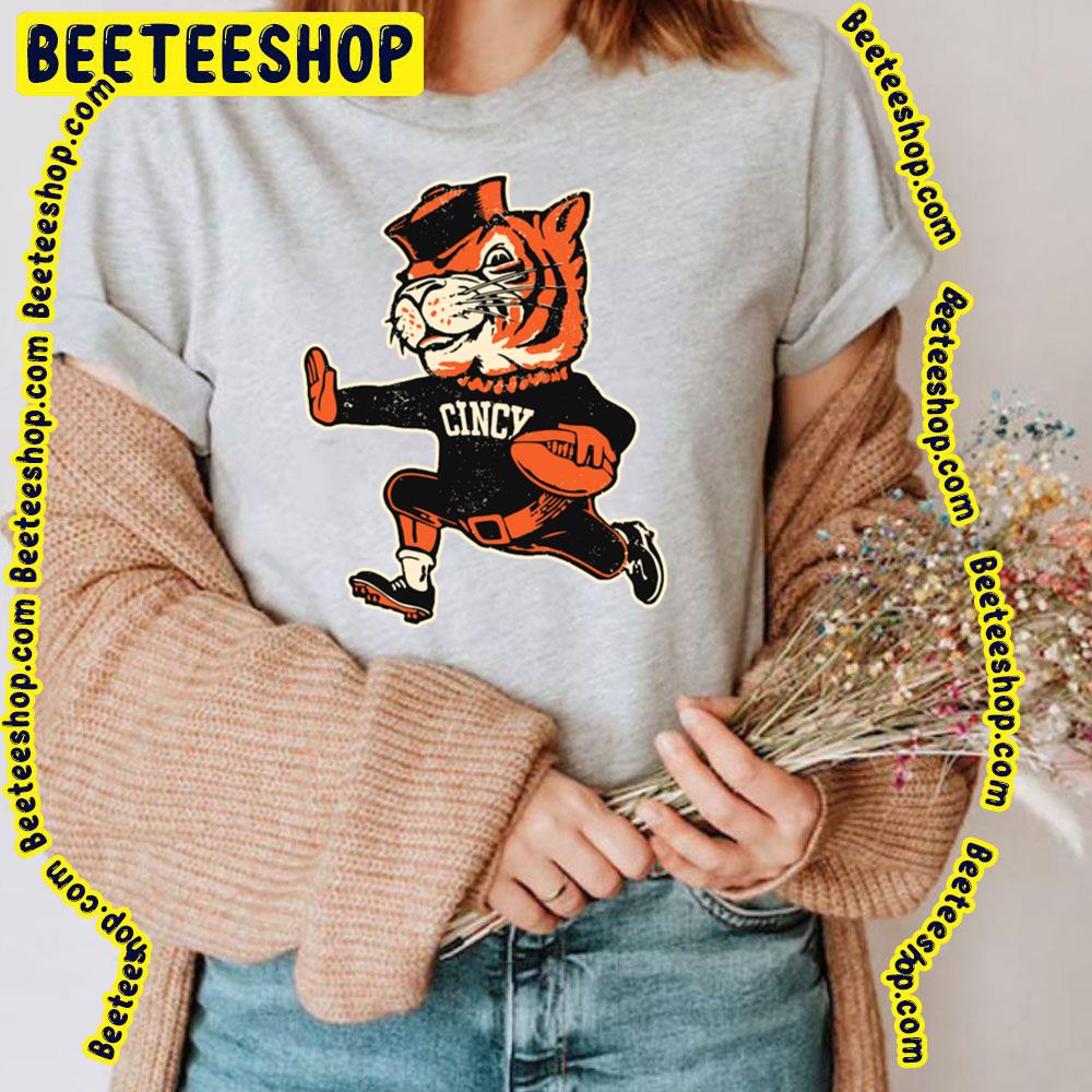 Graphic Cincinnati Bengals Retro Mascot Fan Design Football Trending Unisex T-Shirt Graphic Cincinnati Bengals Retro Mascot Fan Design Football Trending Unisex T-Shirt