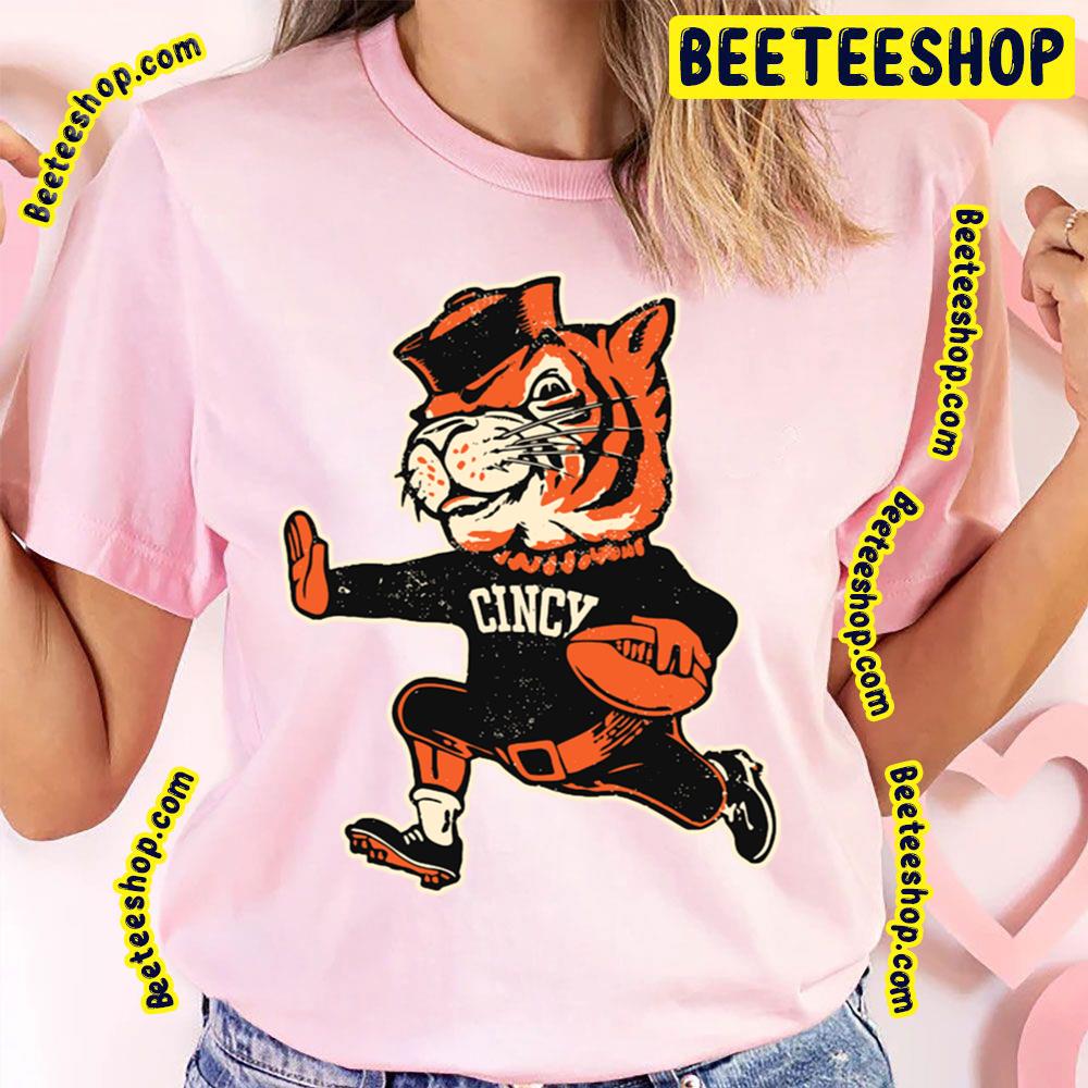 Graphic Cincinnati Bengals Retro Mascot Fan Design Football Trending Unisex T-Shirt Graphic Cincinnati Bengals Retro Mascot Fan Design Football Trending Unisex T-Shirt