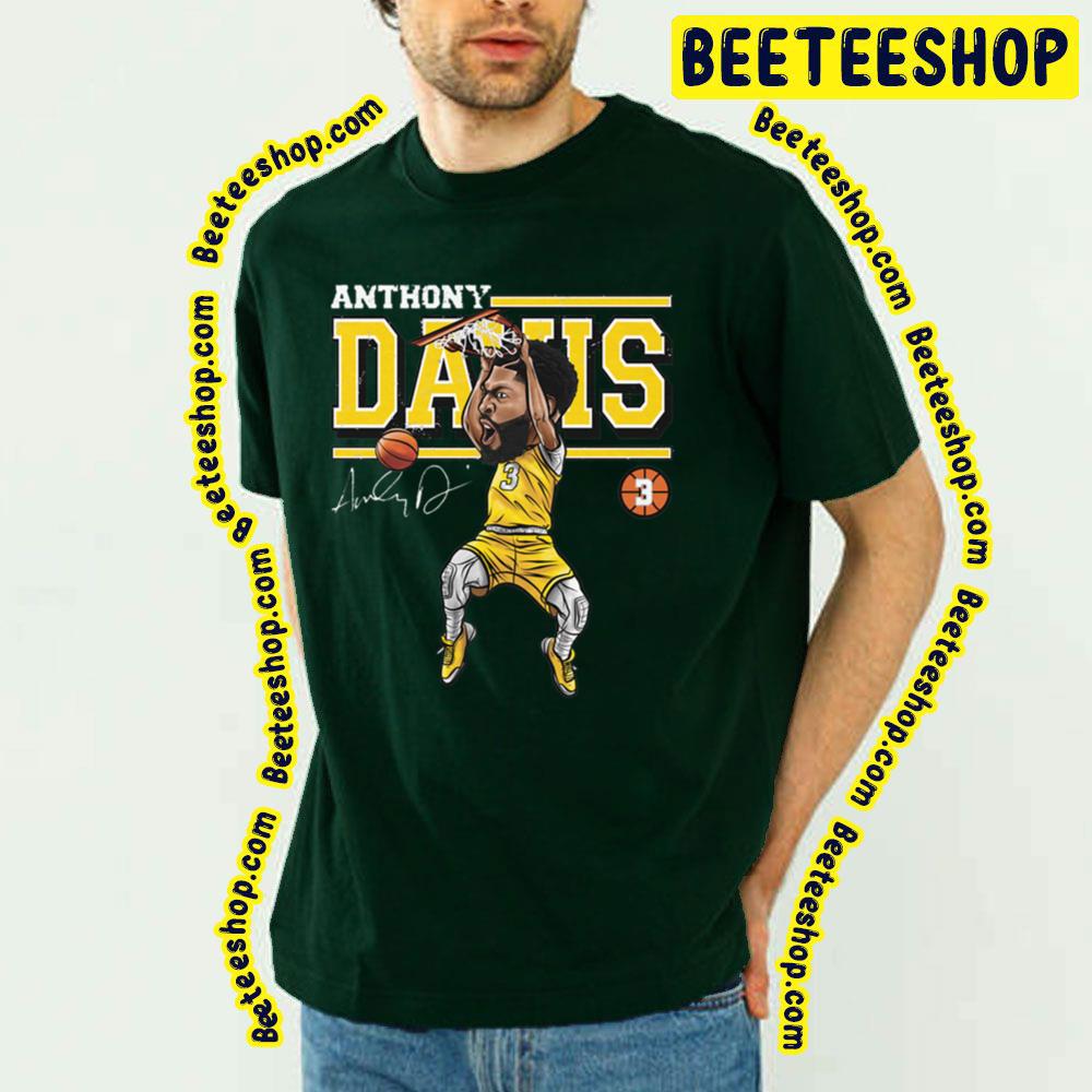 Graphic Of Anthony Davis Cartoon Design Basketball Trending Unisex T-Shirt Graphic Of Anthony Davis Cartoon Design Basketball Trending Unisex T-Shirt