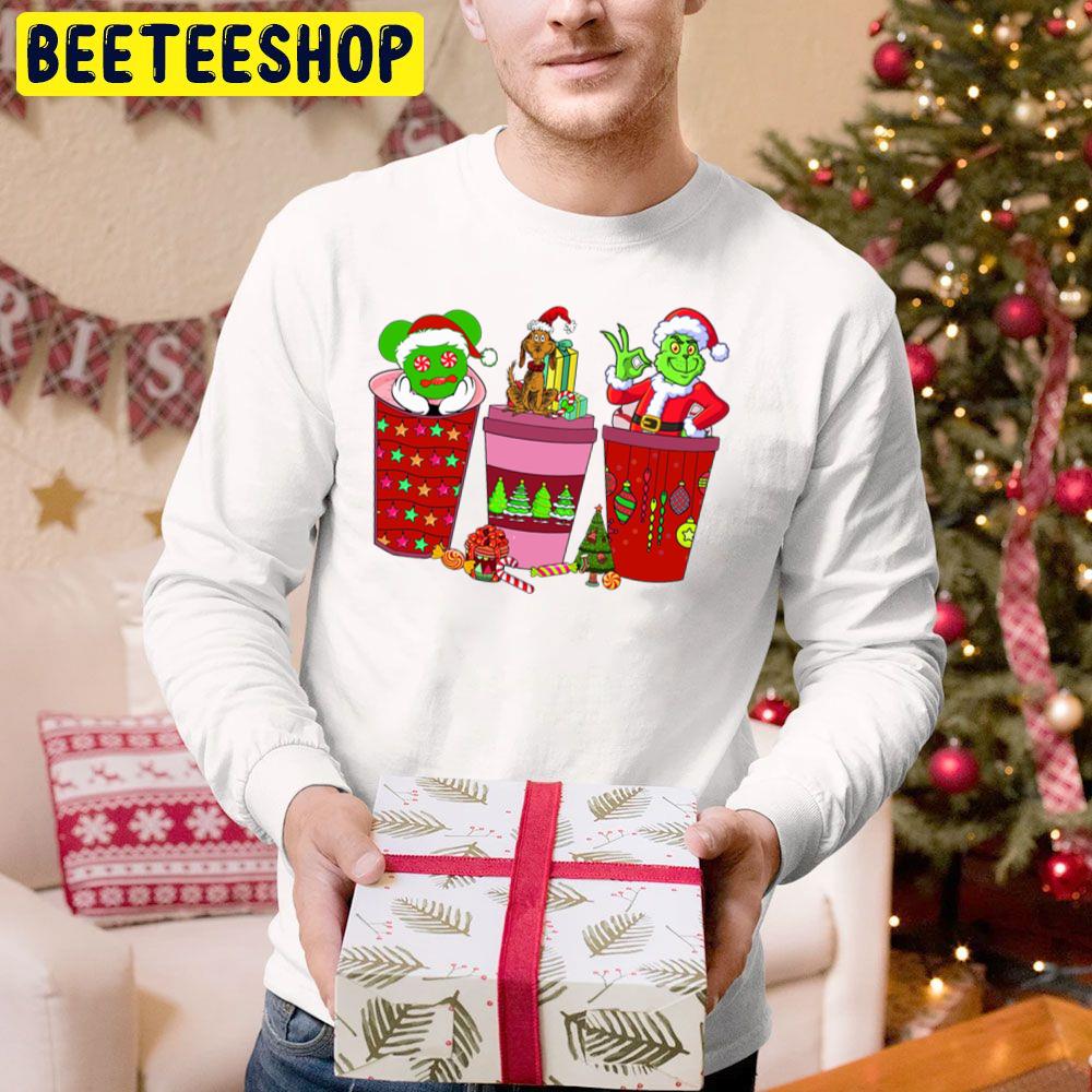 Grinch And Max Dog Coffee Drink Christmas Trending Unisex Hoodie Grinch And Max Dog Coffee Drink Christmas Trending Unisex Hoodie