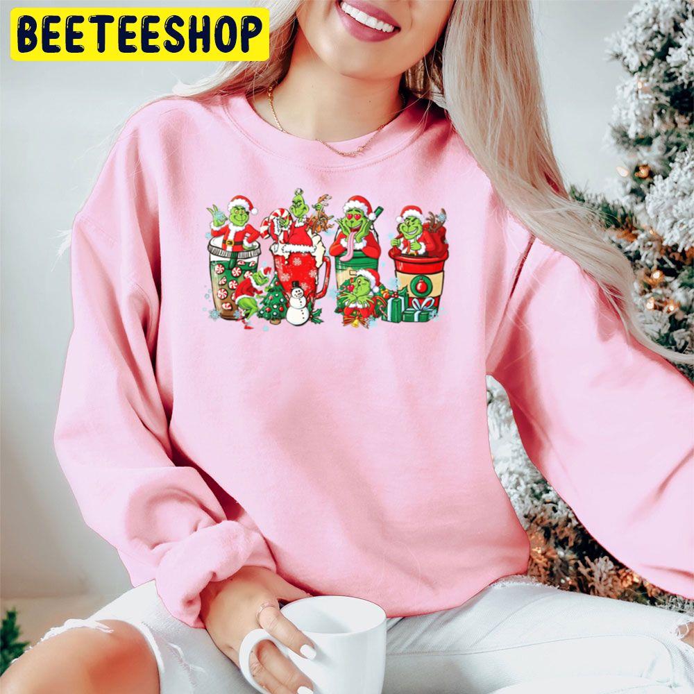 Grinchmas Latte Coffee Christmas Gingerbread Santa Holly Jolly Trending Unisex Hoodie Grinchmas Latte Coffee Christmas Gingerbread Santa Holly Jolly Trending Unisex Hoodie