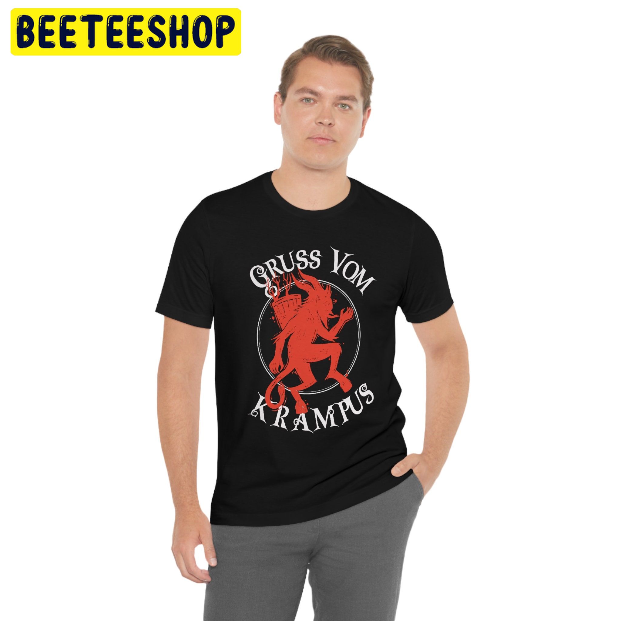 Gruss Vom Krampus Greetings From Krampus Scary Christmas Trending Unisex Shirt Gruss Vom Krampus Greetings From Krampus Scary Christmas Trending Unisex Shirt