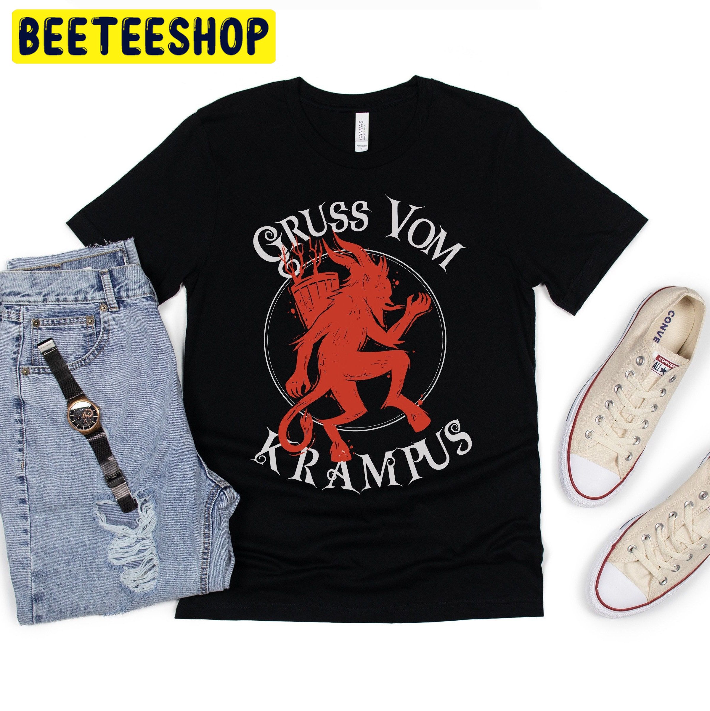 Gruss Vom Krampus Greetings From Krampus Scary Christmas Trending Unisex Shirt Gruss Vom Krampus Greetings From Krampus Scary Christmas Trending Unisex Shirt