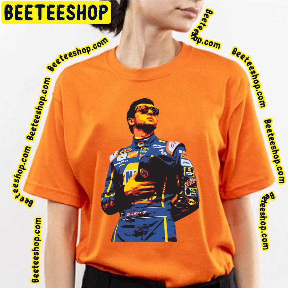 Happy Driver Of Chase Elliott Racing Vintage Retro Art Trending Unisex T-Shirt Happy Driver Of Chase Elliott Racing Vintage Retro Art Trending Unisex T-Shirt