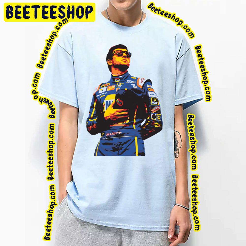Happy Driver Of Chase Elliott Racing Vintage Retro Art Trending Unisex T-Shirt Happy Driver Of Chase Elliott Racing Vintage Retro Art Trending Unisex T-Shirt