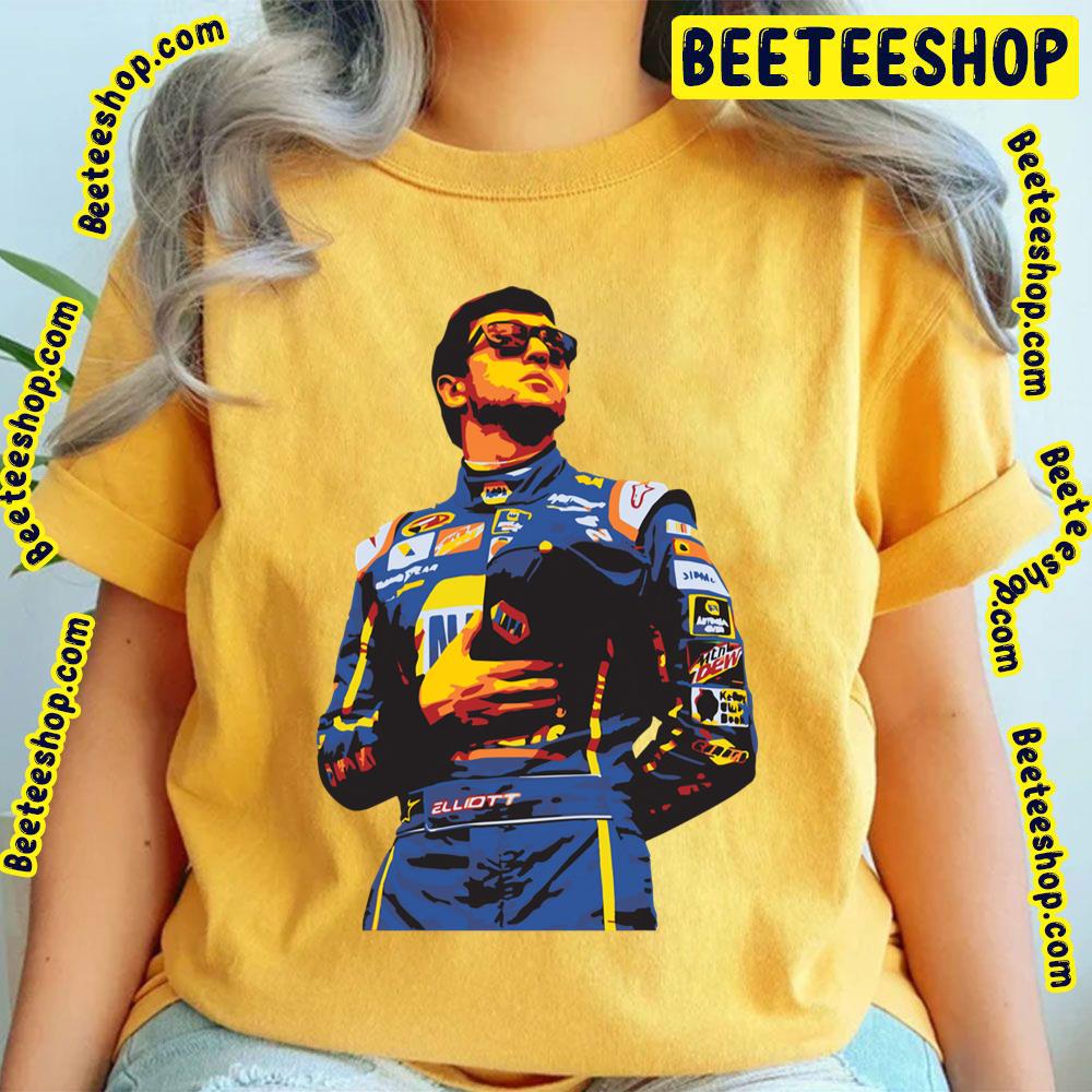 Happy Driver Of Chase Elliott Racing Vintage Retro Art Trending Unisex T-Shirt Happy Driver Of Chase Elliott Racing Vintage Retro Art Trending Unisex T-Shirt