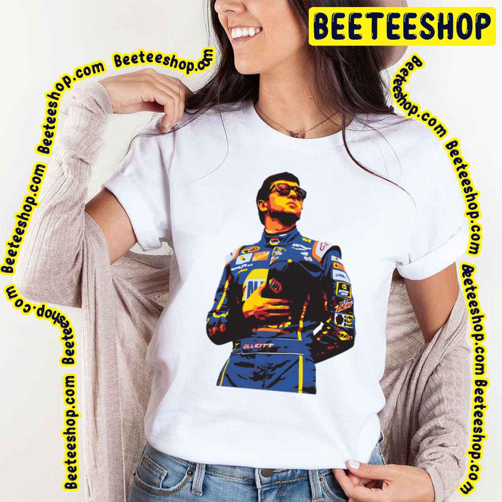 Happy Driver Of Chase Elliott Racing Vintage Retro Art Trending Unisex T-Shirt Happy Driver Of Chase Elliott Racing Vintage Retro Art Trending Unisex T-Shirt