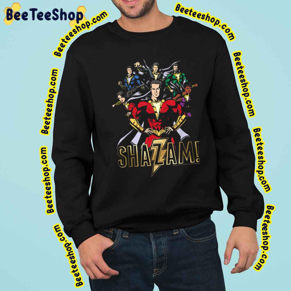 Hero Group Cool Poster Colorful Shazam Movie Trending Unisex Sweatshirt Hero Group Cool Poster Colorful Shazam Movie Trending Unisex Sweatshirt