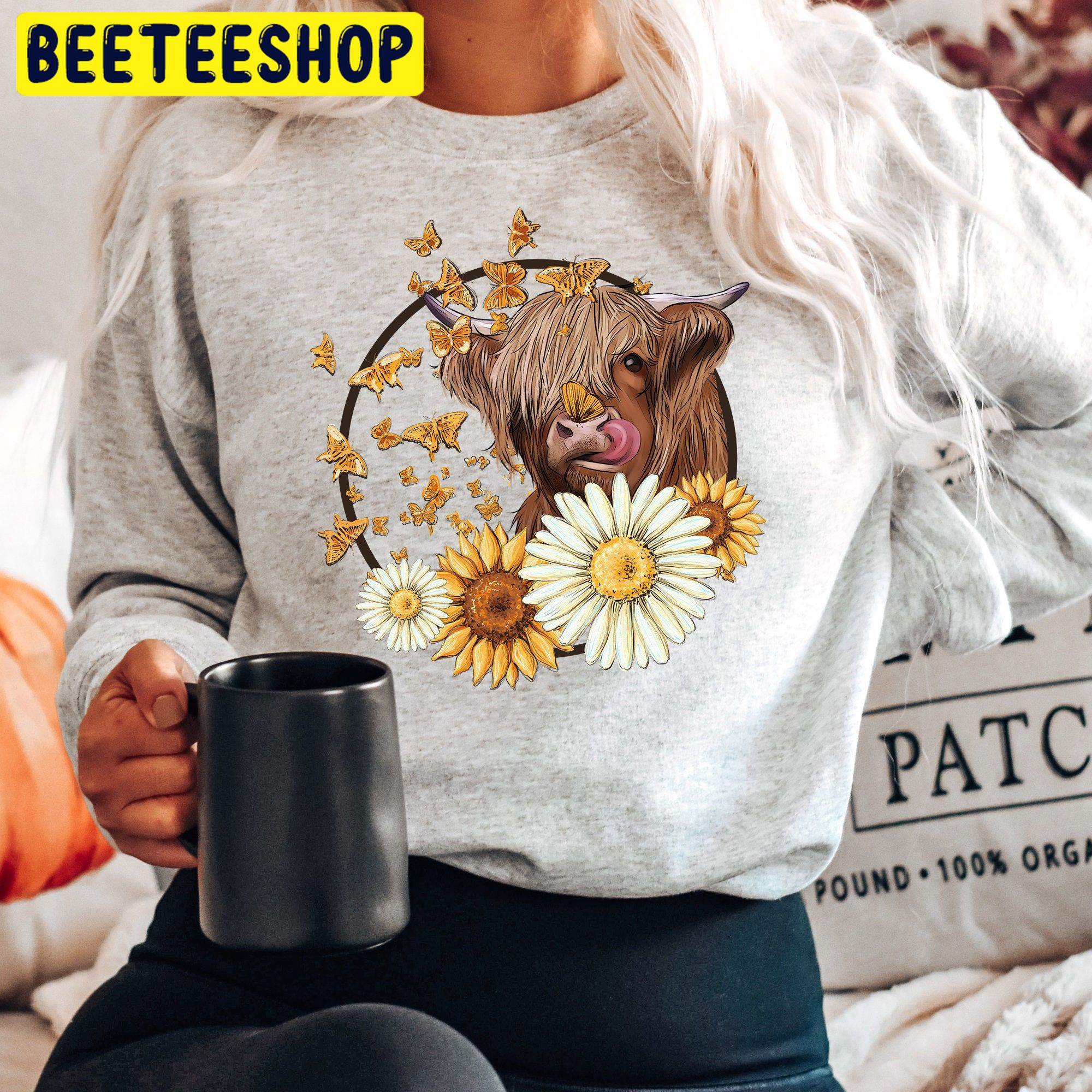Highland Cow Christmas Crewneck Trending Unisex Shirt Highland Cow Christmas Crewneck Trending Unisex Shirt