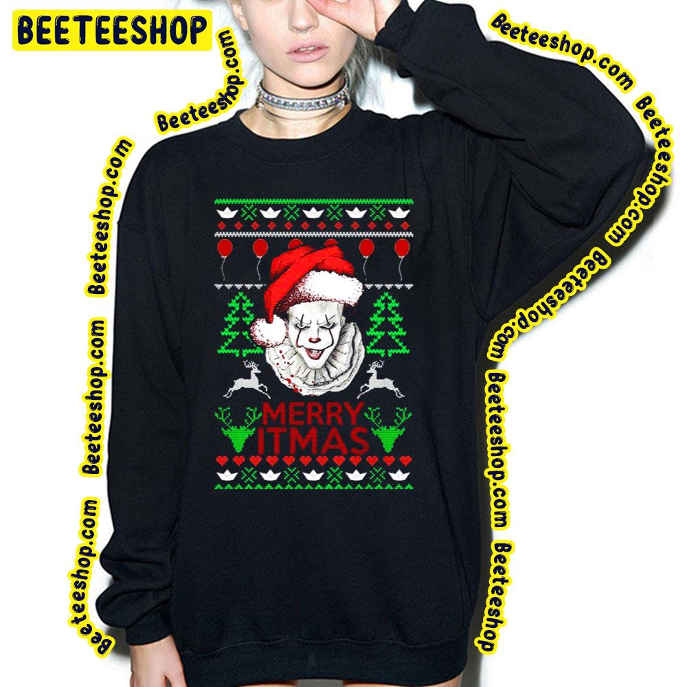 Horror Christmas Movie Funny It Trending Unisex Sweatshirt Horror Christmas Movie Funny It Trending Unisex Sweatshirt