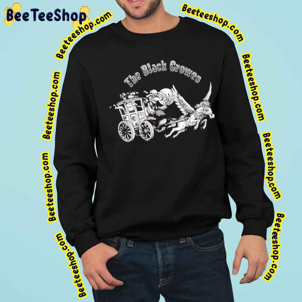Horse Metal The Black Crowes White And Black Vintage Art Trending Unisex Sweatshirt Horse Metal The Black Crowes White And Black Vintage Art Trending Unisex Sweatshirt