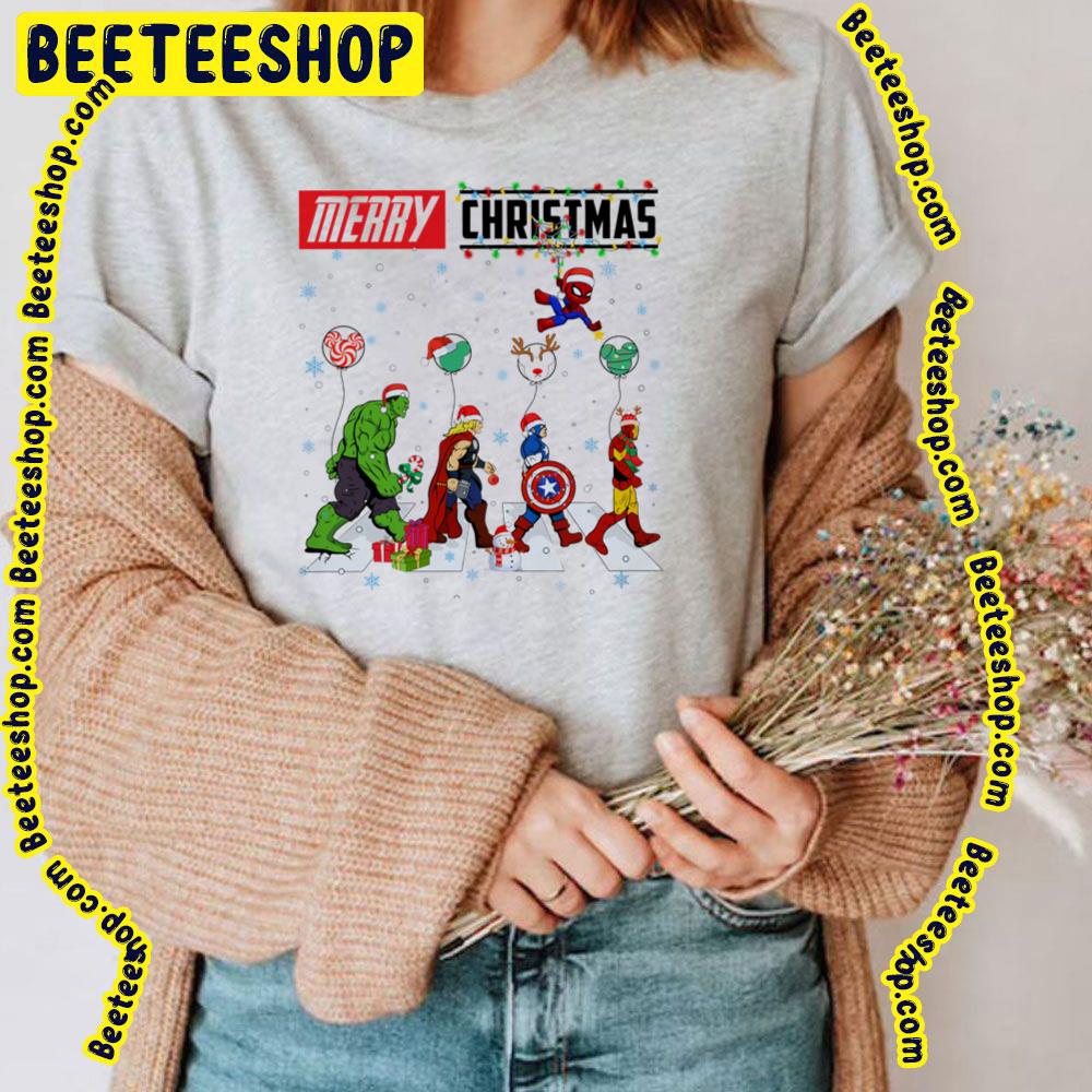 Hulk Thor Caption America Iron Man Avengers Christmas Trending Unisex T-Shirt Hulk Thor Caption America Iron Man Avengers Christmas Trending Unisex T-Shirt
