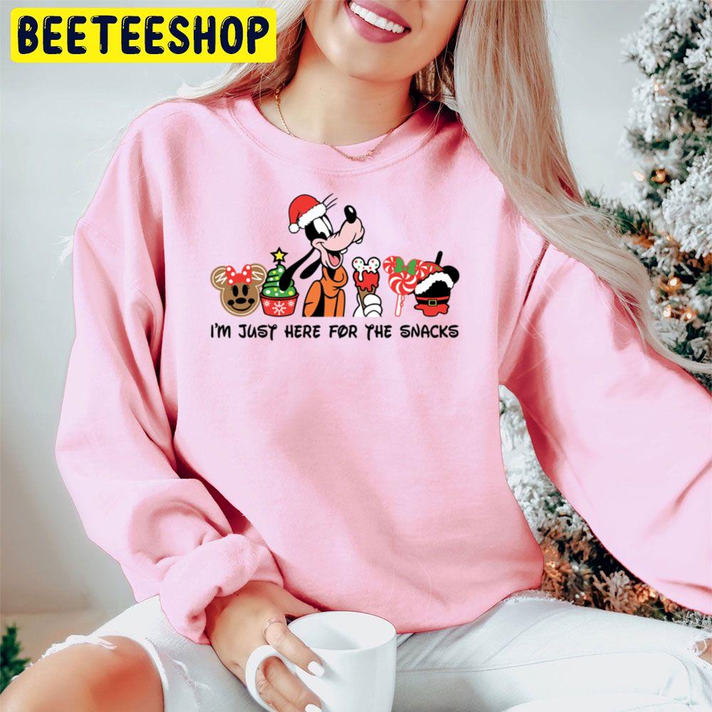 I'm Here For The Snack Goofy Disney Christmas Trending Unisex Hoodie I'm Here For The Snack Goofy Disney Christmas Trending Unisex Hoodie