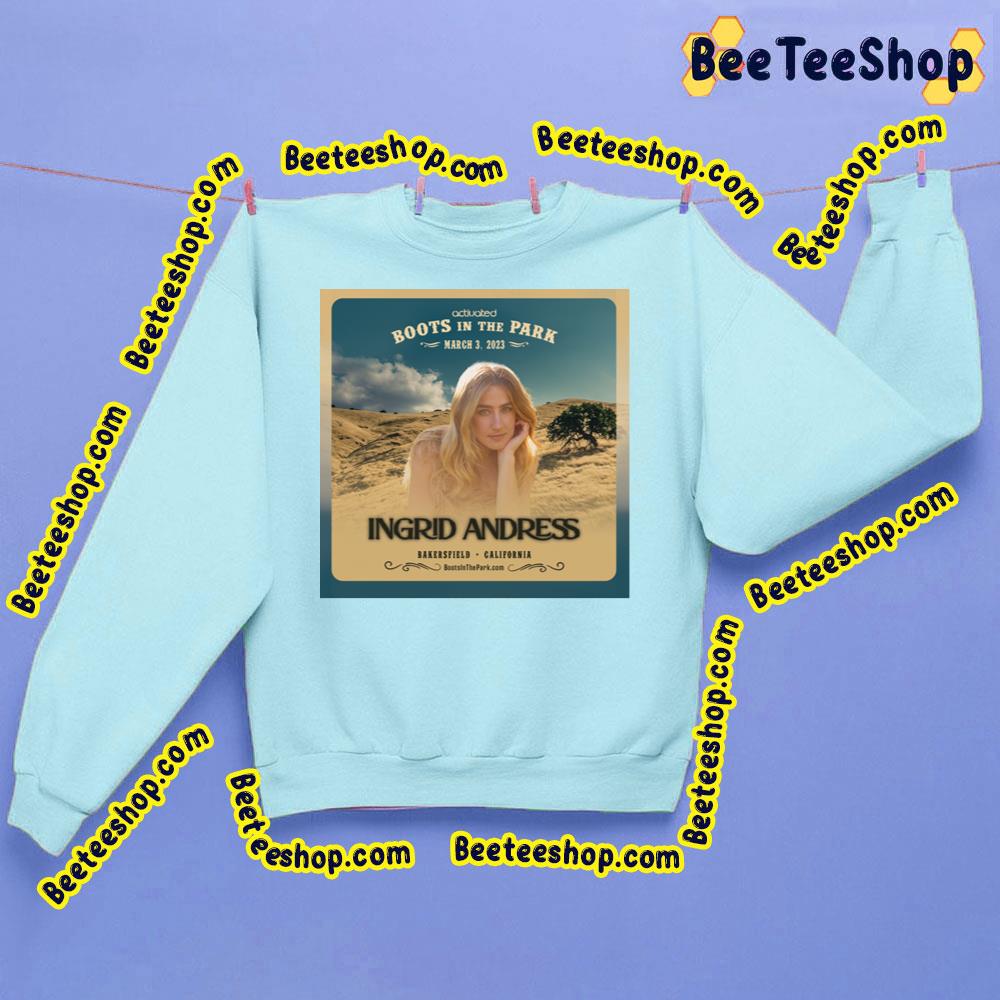 Ingrid Andress Boots In The Park 2023 Trending Unisex Sweatshirt Ingrid Andress Boots In The Park 2023 Trending Unisex Sweatshirt