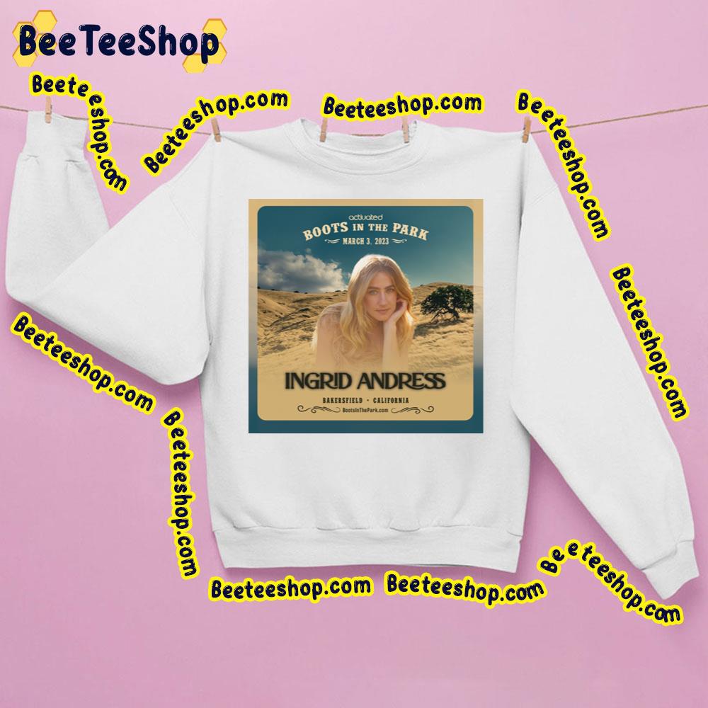 Ingrid Andress Boots In The Park 2023 Trending Unisex Sweatshirt Ingrid Andress Boots In The Park 2023 Trending Unisex Sweatshirt