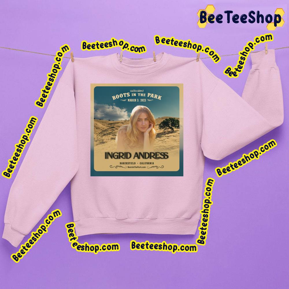 Ingrid Andress Boots In The Park 2023 Trending Unisex Sweatshirt Ingrid Andress Boots In The Park 2023 Trending Unisex Sweatshirt