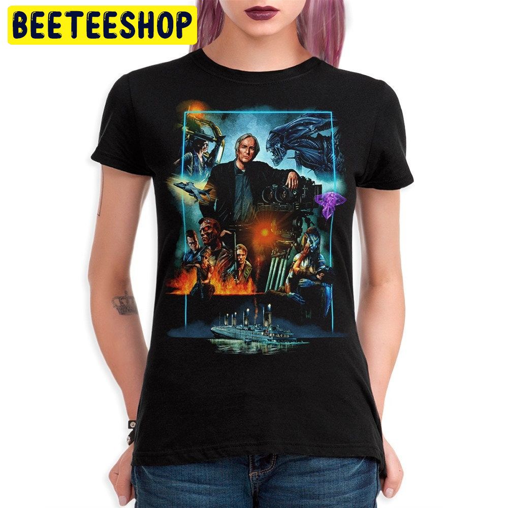 James Cameron Movies Terminator Avatar Aliens Titanic Trending Unisex Shirt James Cameron Movies Terminator Avatar Aliens Titanic Trending Unisex Shirt