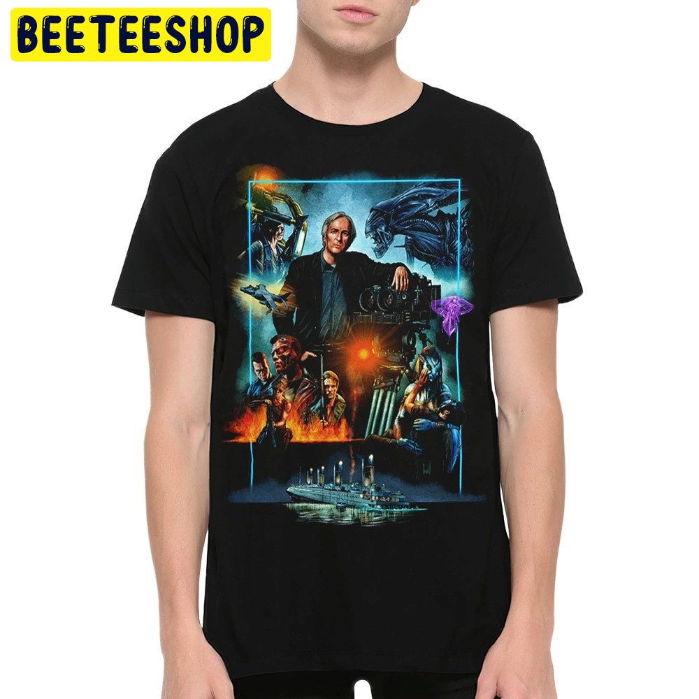 James Cameron Movies Terminator Avatar Aliens Titanic Trending Unisex Shirt James Cameron Movies Terminator Avatar Aliens Titanic Trending Unisex Shirt