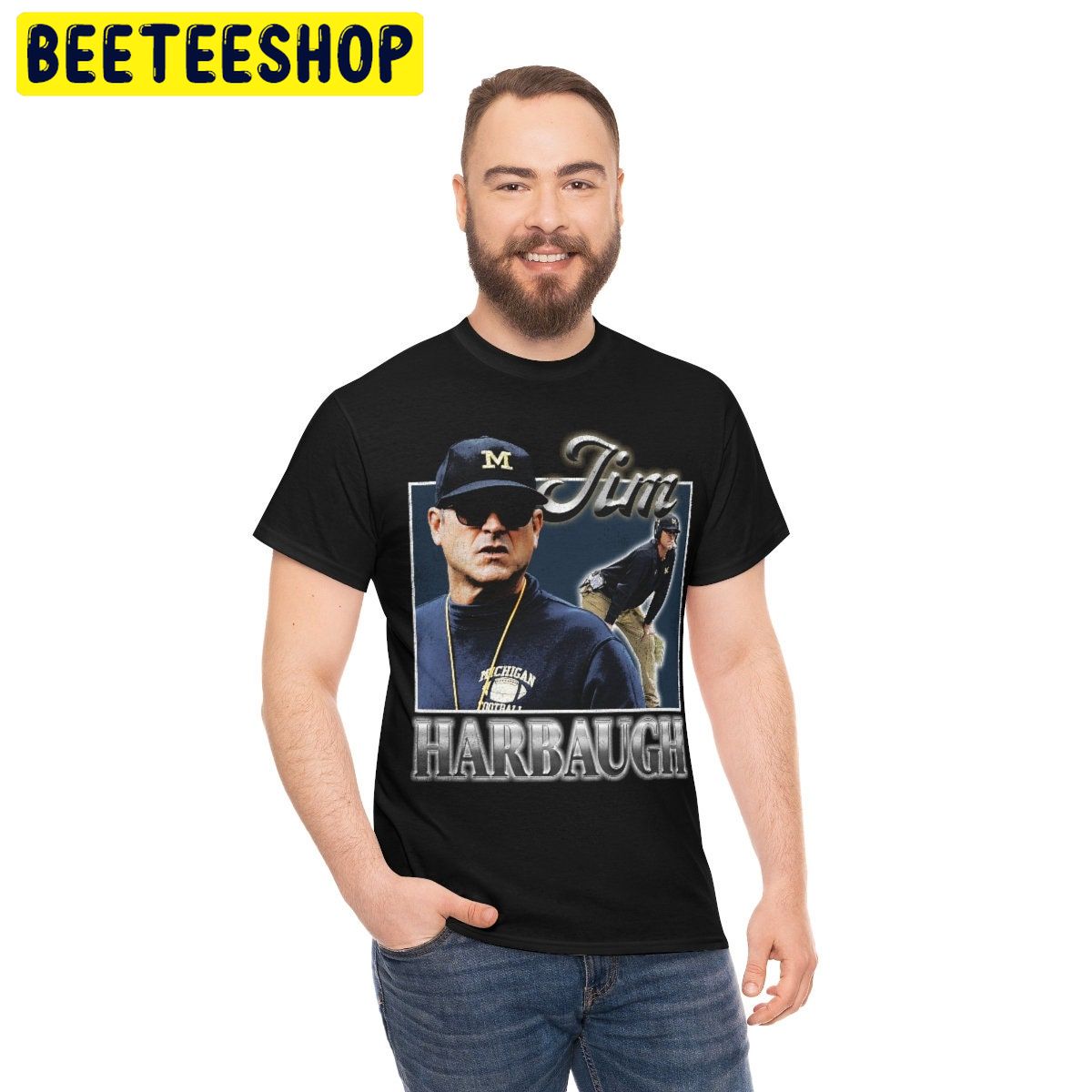 Jim Harbaugh Vintage University Of Michigan Football Coach Jim Harbaugh Heavy Trending Unisex Shirt Jim Harbaugh Vintage University Of Michigan Football Coach Jim Harbaugh Heavy Trending Unisex Shirt