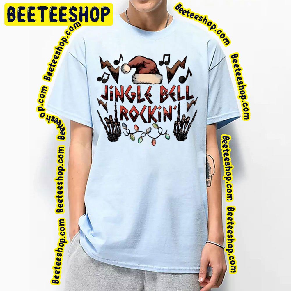 Jingle Bell Rockin Retro Christmas Trending Unisex T-Shirt Jingle Bell Rockin Retro Christmas Trending Unisex T-Shirt