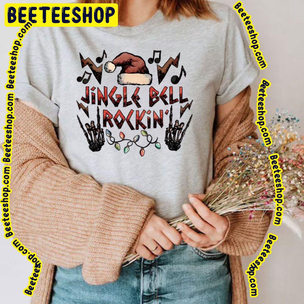 Jingle Bell Rockin Retro Christmas Trending Unisex T-Shirt Jingle Bell Rockin Retro Christmas Trending Unisex T-Shirt