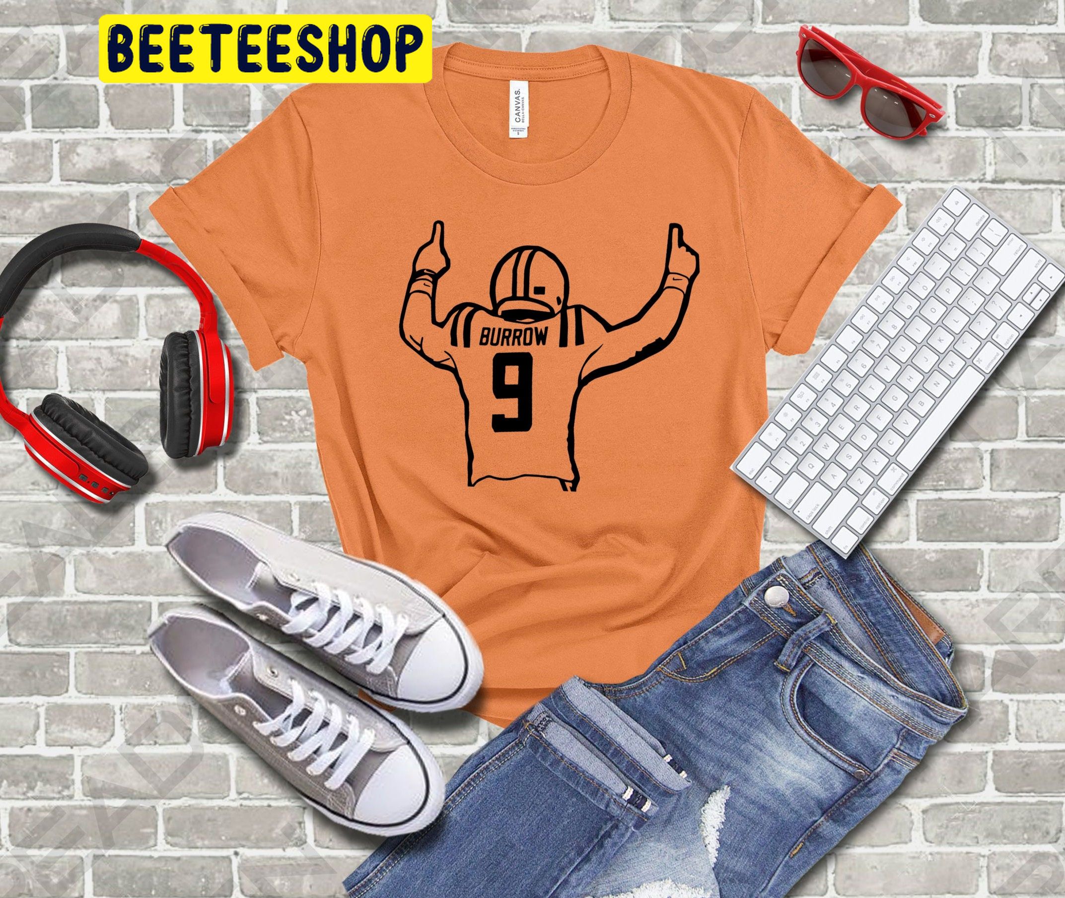 Joe Burrow Cincinnati Bengals Burrow Trending Unisex Shirt Joe Burrow Cincinnati Bengals Burrow Trending Unisex Shirt