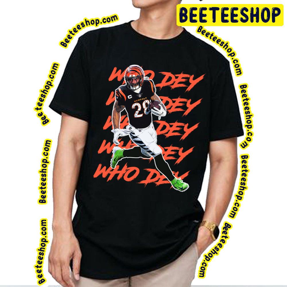 Joe Mixon Who Dey Football Trending Unisex T-Shirt Joe Mixon Who Dey Football Trending Unisex T-Shirt