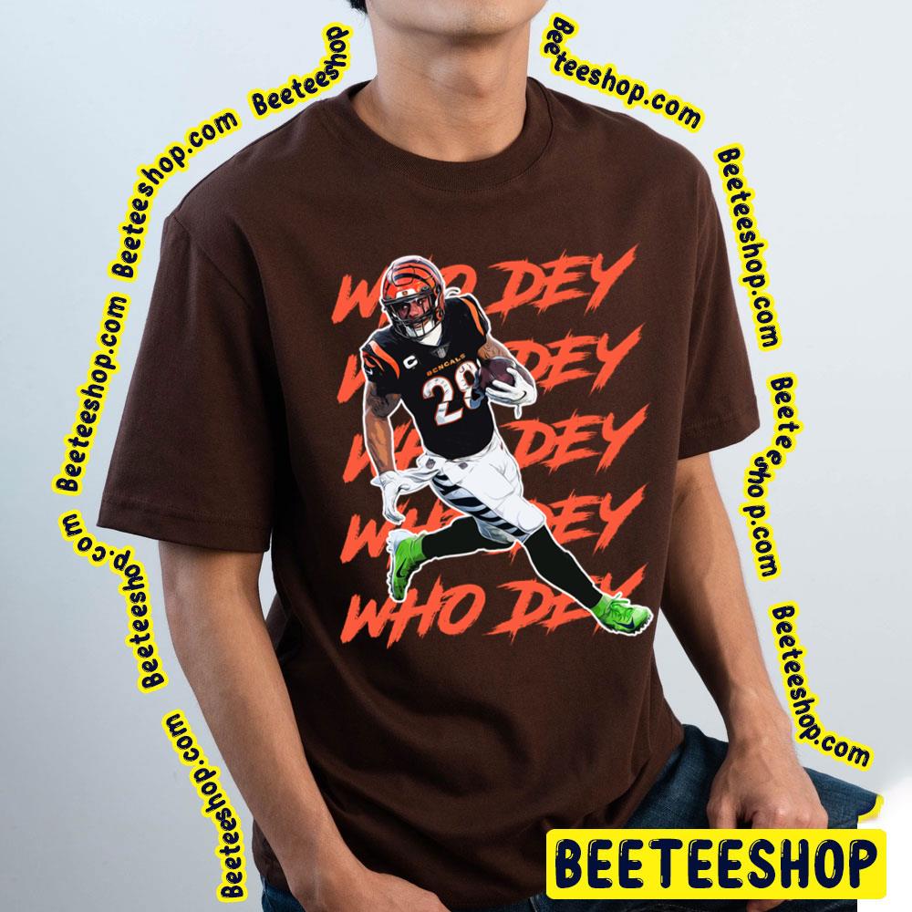 Joe Mixon Who Dey Football Trending Unisex T-Shirt Joe Mixon Who Dey Football Trending Unisex T-Shirt