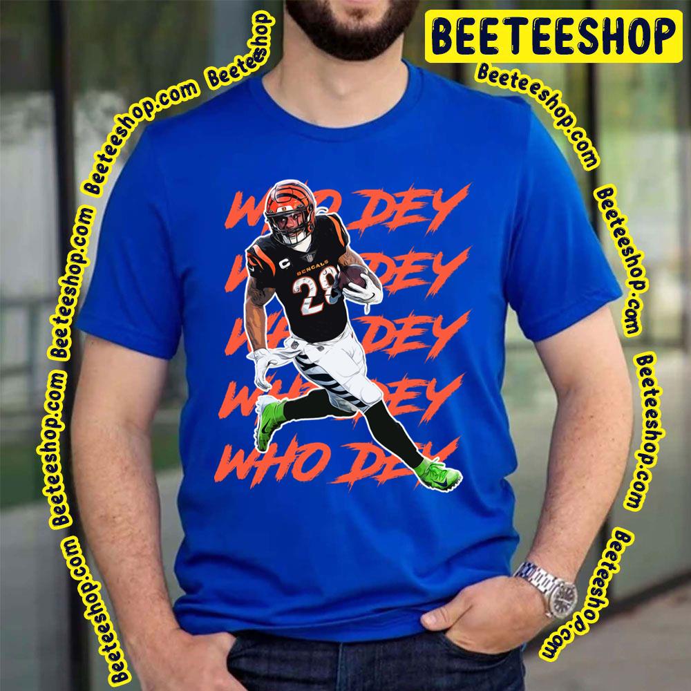 Joe Mixon Who Dey Football Trending Unisex T-Shirt Joe Mixon Who Dey Football Trending Unisex T-Shirt