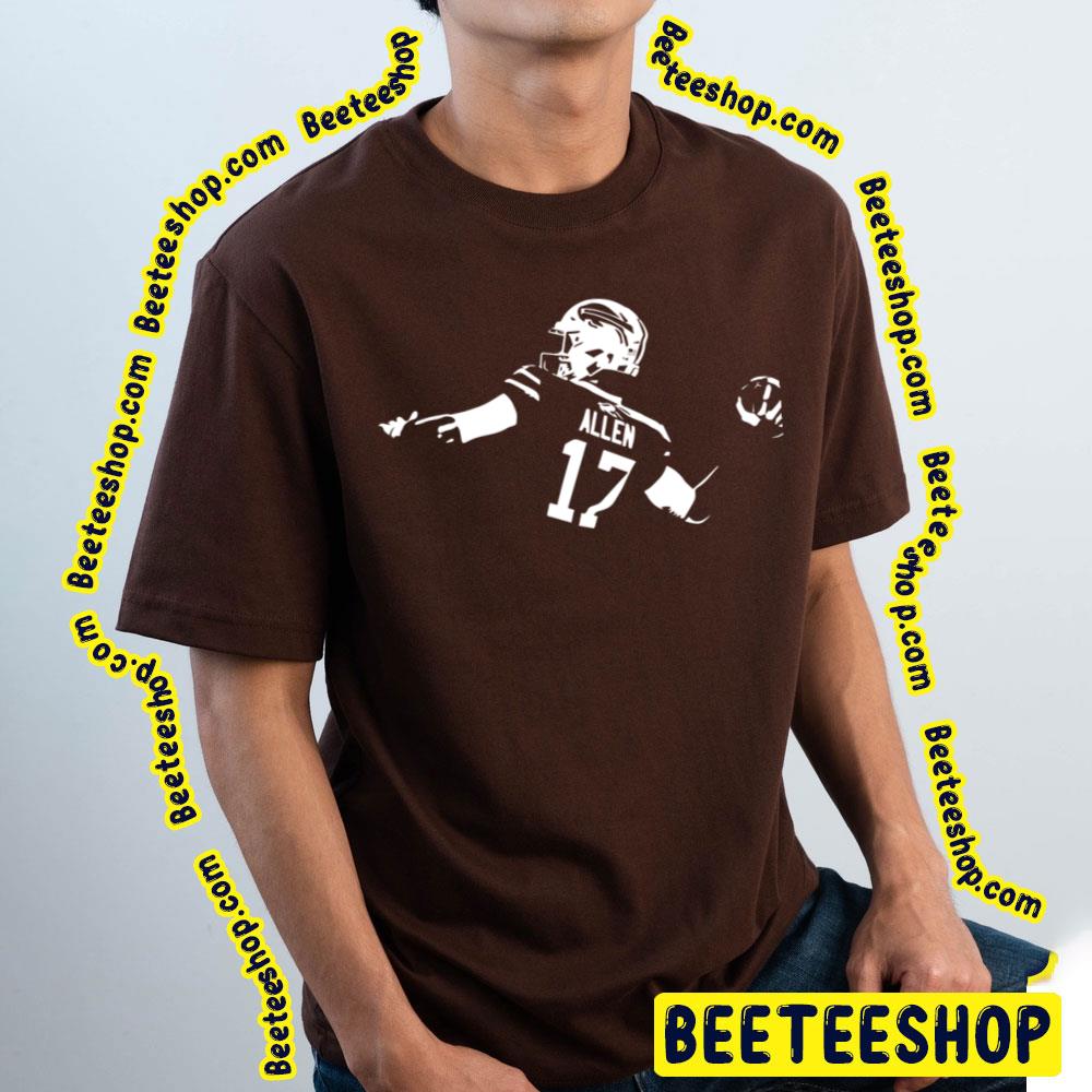 Josh Allen Quarterback Illustration Football Trending Unisex T-Shirt Josh Allen Quarterback Illustration Football Trending Unisex T-Shirt