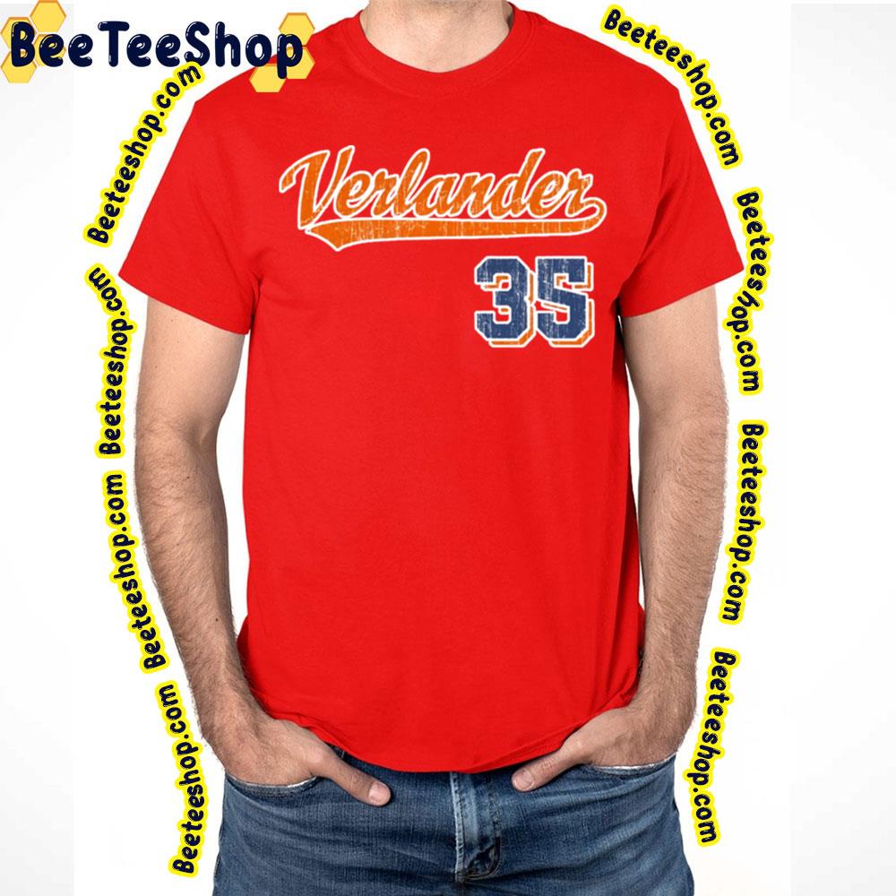 Justin Verlander Logo 35 For Fans With Love Baseball Trending Unisex T-Shirt Justin Verlander Logo 35 For Fans With Love Baseball Trending Unisex T-Shirt