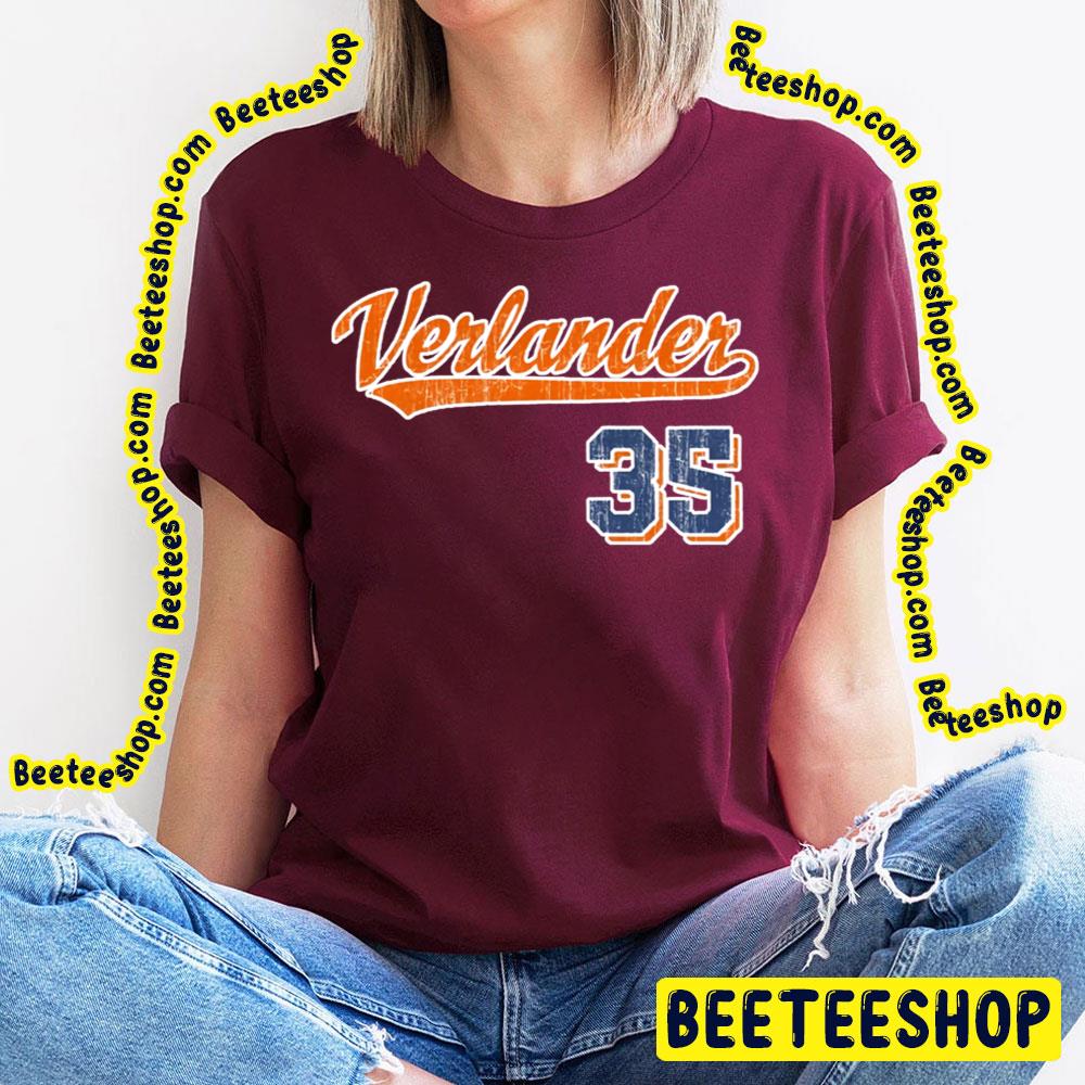 Justin Verlander Logo 35 For Fans With Love Baseball Trending Unisex T-Shirt Justin Verlander Logo 35 For Fans With Love Baseball Trending Unisex T-Shirt