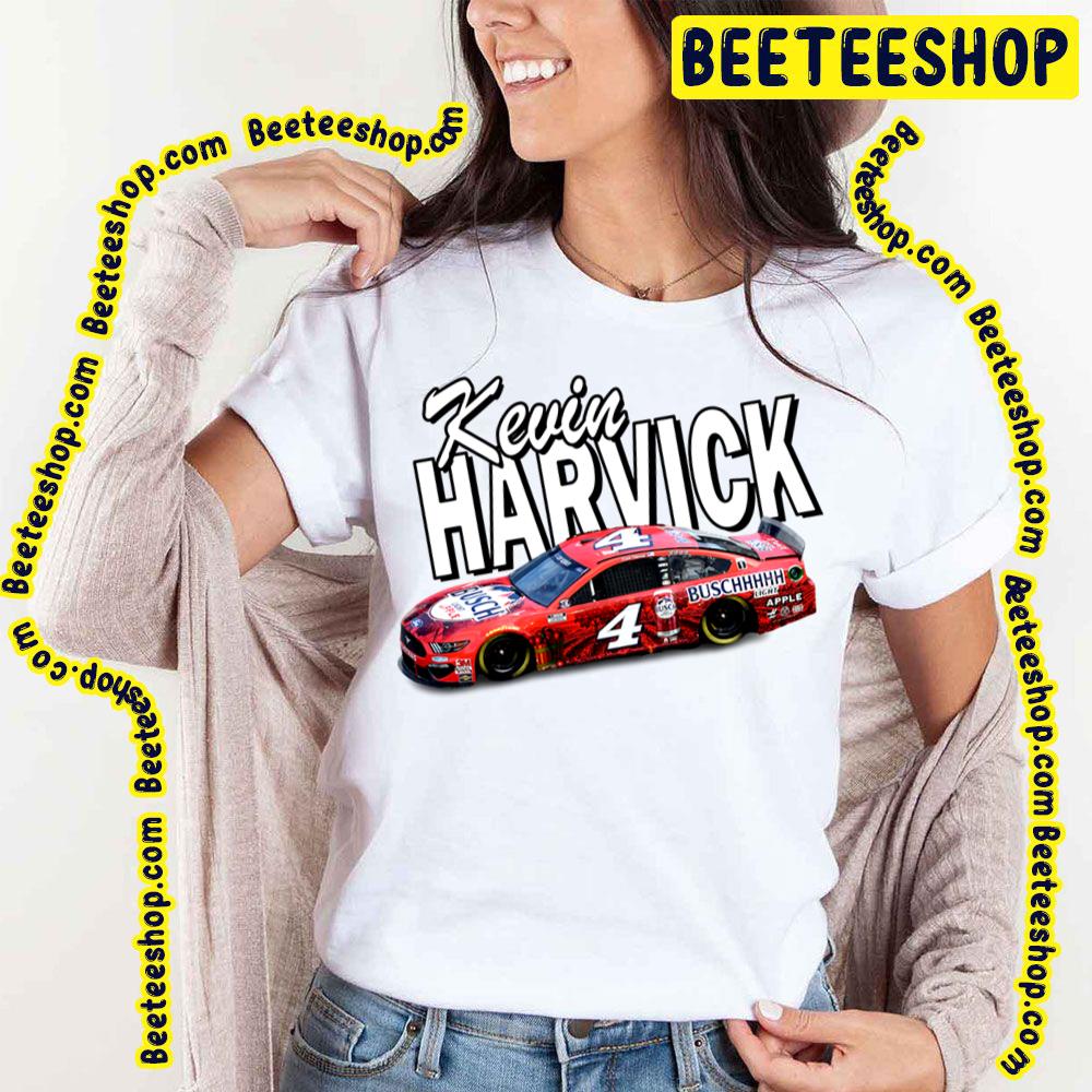 Kevin Harvick In Red Racing Car Graphic For Fans Trending Unisex T-Shirt Kevin Harvick In Red Racing Car Graphic For Fans Trending Unisex T-Shirt