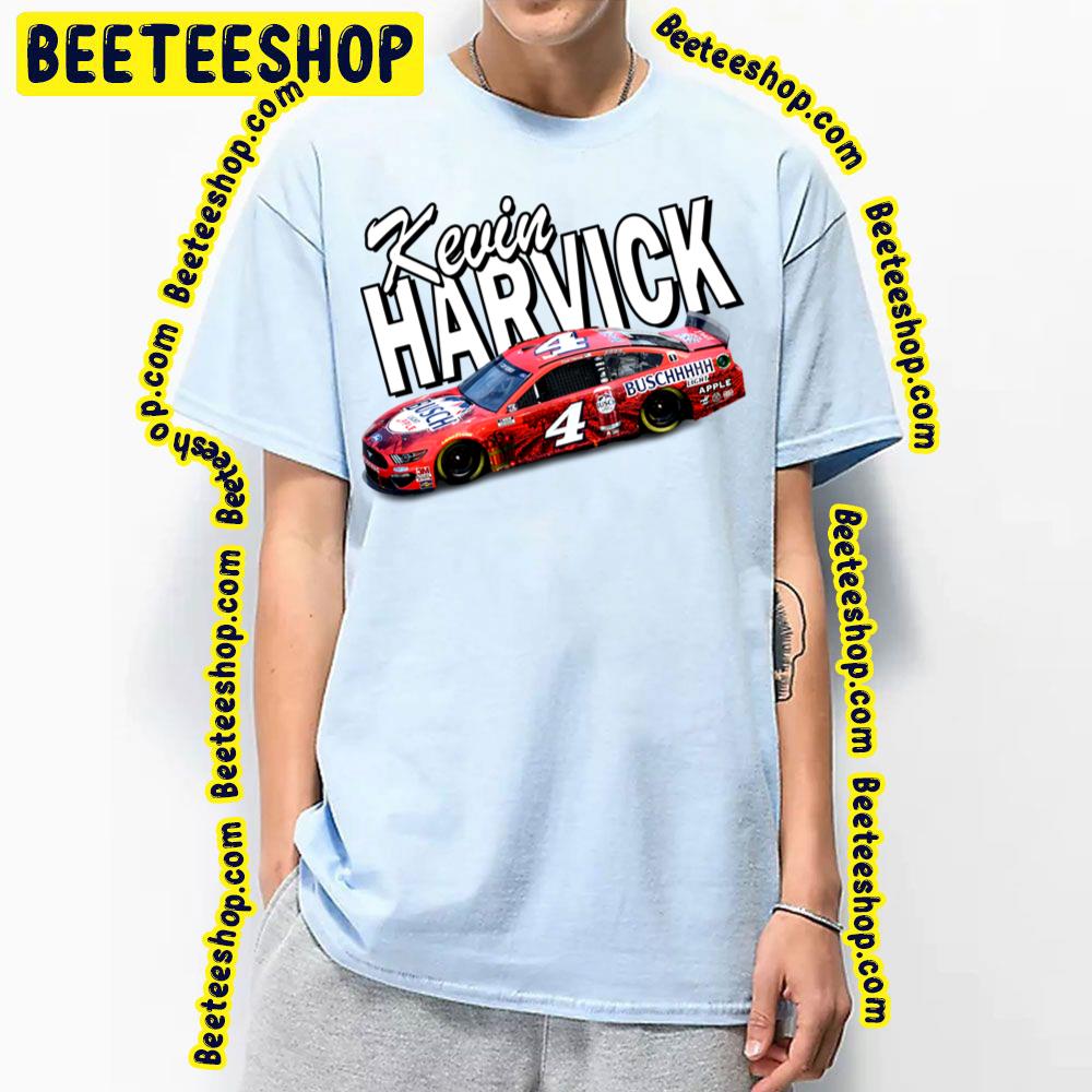 Kevin Harvick In Red Racing Car Graphic For Fans Trending Unisex T-Shirt Kevin Harvick In Red Racing Car Graphic For Fans Trending Unisex T-Shirt