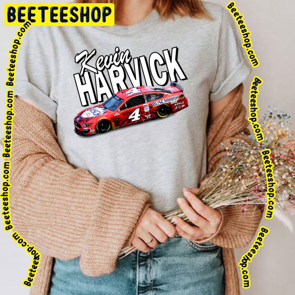 Kevin Harvick In Red Racing Car Graphic For Fans Trending Unisex T-Shirt Kevin Harvick In Red Racing Car Graphic For Fans Trending Unisex T-Shirt