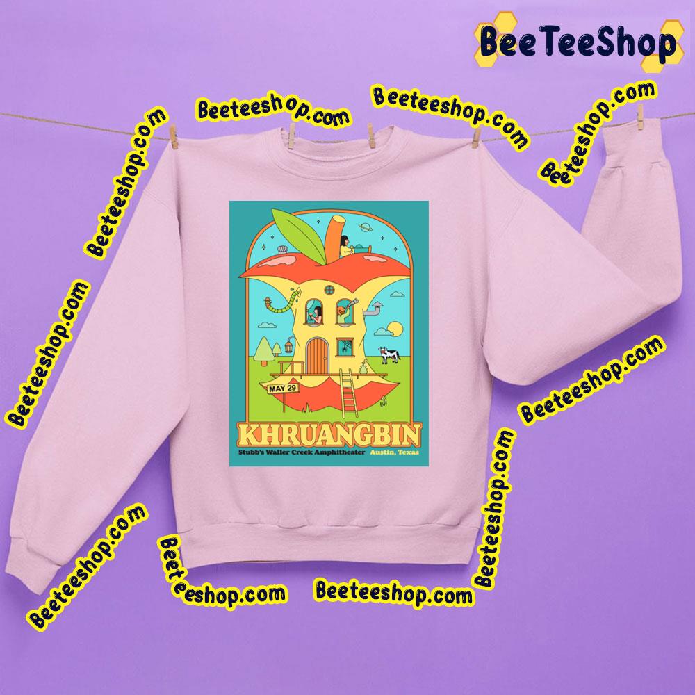 Khruanbin Apple House Tree In Waller Creek Amphitheater Trending Unisex Sweatshirt Khruanbin Apple House Tree In Waller Creek Amphitheater Trending Unisex Sweatshirt